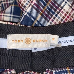 Tory Burch Multicolor Plaid Skirt